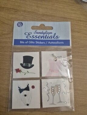 Sandylion Essentials Pink & Black Decorative Sticker Set